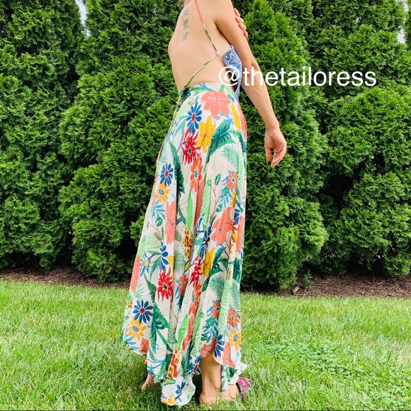 FARM Rio Dresses & Skirts - Farm Rio Vintage Garden Cutout Maxi dress Multi